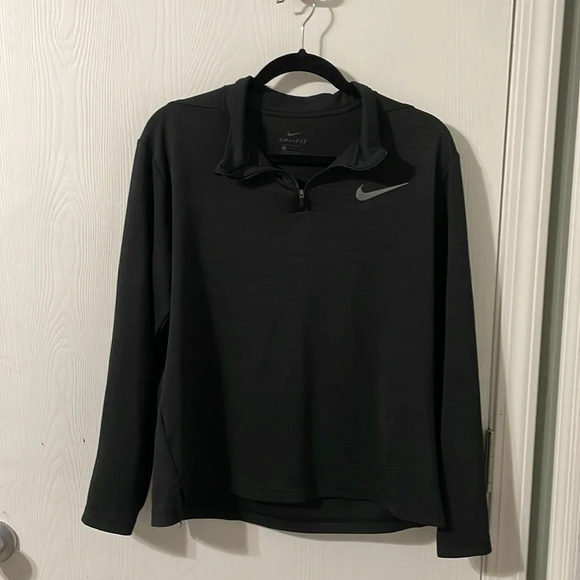 Nike Tops - Nike Dri-Fit black long-sleeve shirt oversized medium